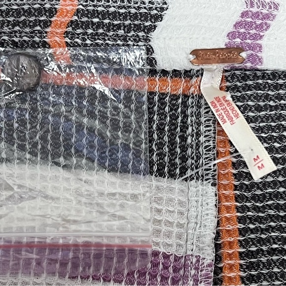 Free People Endless Summer Soleil Time Shorts Medium Kauai Combo Stripes NWOT - Picture 9 of 16